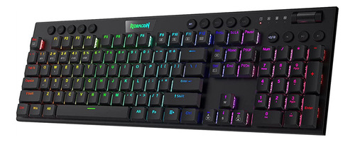 Teclado Mecánico Inalámbrico Rgb Redragon K618 Horus Bluetoo