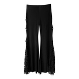 . Women's Cotton Crystal Belly Dance Pants .