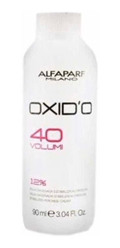 Agua Oxigenada Alfaparf Crema Oxidante 10-20-30-40 Vol X1000