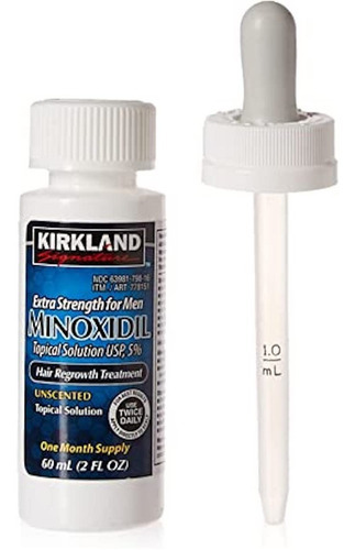 Kirkland Minoxidil Líquido 5% 60ml Tratamiento 1 Mes Sfs Mx2