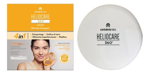 Heliocare 360º Oil-free Compact Spf 50+ Bronze 10g