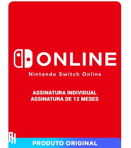 Nintendo Switch Online 12 Meses Brasil  Envio Imediato