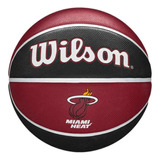 Balón Basketball Nba Team Tribute Bskt Mia Heat Wilson