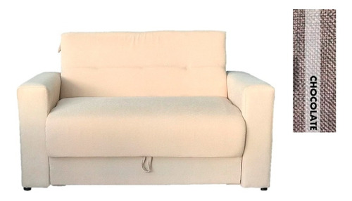 Sofa Cama Bi Cama 2 Cuerpos Tapizado Chenille O Eco Cuero
