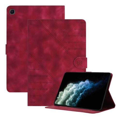 Funda Inteligente Roja Para Samsung Galaxy Tab S6 Lite P610