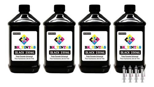 4x 250ml Tinta Hp Compatível Cartucho 2676 3636 664 667 662