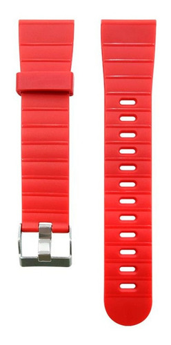 Malla Silicona Smart Watch Para Reloj Inteligente Noga Sw03 Color Rojo