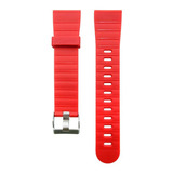 Malla Silicona Smart Watch Para Reloj Inteligente Noga Sw03 Color Rojo