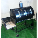 Parrilla Móvil Gastermic Parrilla Chulengo + Mesada + Herramientas + Fogón Grande+funda