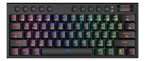 Teclado Gamer Mecánico Redragon Horus Mini K632 Rgb Usb C