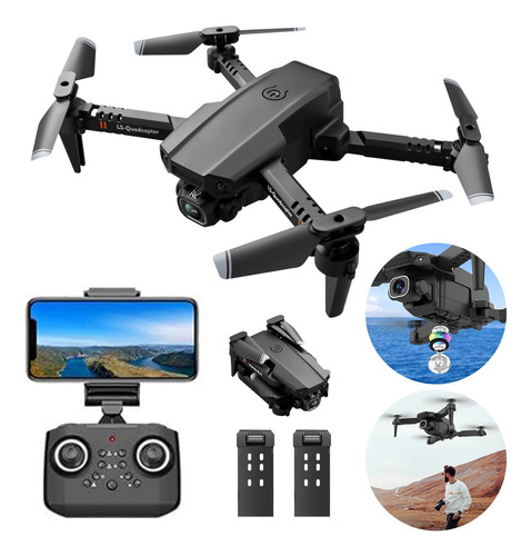 Drone Para Iniciantes Ls-xt6 Câmera 4k Uhd 2.4 2 Baterias
