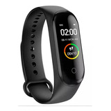 Smart Band Color Negro Deporte Rt Cardiaco Presión Arrterial