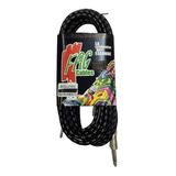 Cable Para Guitarra Bass Teclado Plug A Plug 6 Mts Plancha