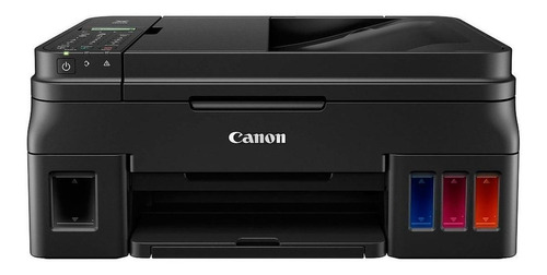 Impresora Multifuncional A Color Canon G4110 Con Wifi Negra 