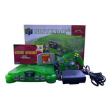 Console Nintendo 64 Edição Sabores Kiwi Completo + 1 Fita