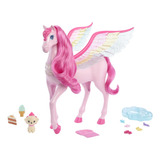 Barbie Un Toque De Pegaso Mágico, Juguete De Caballo Alado.