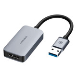 Cable Adaptador Usb 3.0 A Hdmi  1080p Premium Aluminio