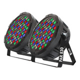 Cañon Led Superbright 80x3w Rgbw Estuche Con 8pz Par830