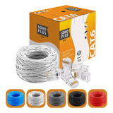 Cabo Rede Cat6 300m Cinza Furukawa Soho Plus + 50 Conectores