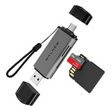 Lector De Tarjetas Sd, Walnew Usb 3.0 Y Usb-c A Adaptador De