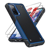 Funda Para Samsung Galaxy S20fe 5g Azul Doble Capa Pc Revers