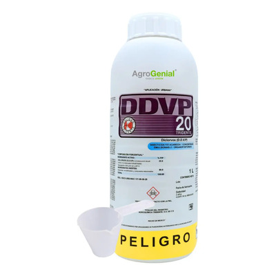Tridente Insecticida DDVP 20 Para Cucarachas y Moscas 1L Diclorvos | Envío gratis