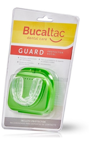 Bucaltac Protector Bucal Guard Deportivo Anatomico Adulto