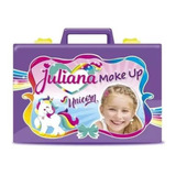 Juliana Make Up Unicornio Valija Maquillaje Infantil Violeta