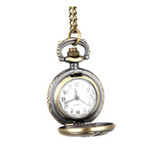 Reloj De Bolsillo Antiguo Con Diseño De Alas De Águila