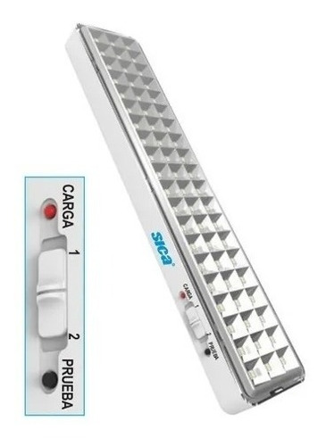 Luz Emergencia 60 Led Sica Recargable Litio 971142 Compacta