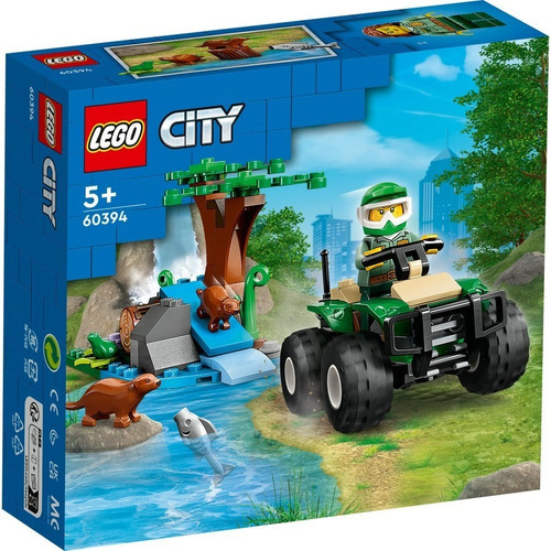 Lego Cuatrimoto Y Hábitat De La Nutria City Cantidad De Piezas 90