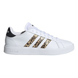 Tenis Lifestyle adidas Grans Court Td -blanco-multicolor