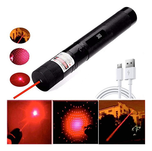 Shaoke Gift Linha Contínua Recarregável Laser Vermelho 5000