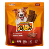 Petisco Snack Carne Para Cachorro Adulto Filhote 400g 46un