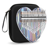 Kalimba Thumb Piano Transparente Estuche Protector Eva,...