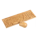 Computadora Combinada Inalámbrica De Teclado Y Ratón Bamboo