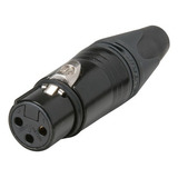 Conector Canon Xlr Neutrik Nc3fxx-b