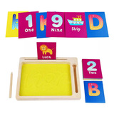 Mesa De Arena Educativa De Madera Infantil 1pcs