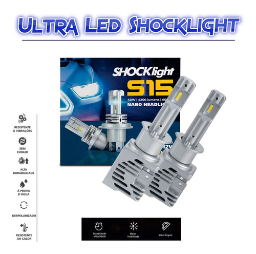 Ultra Led Shocklight Nano S15 8400 Lm....todos Conectores