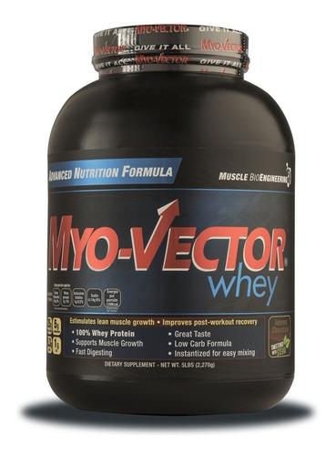 Proteina Myo Vector Whey 5 Lbs 74 Porciones Sabor Cappuccino