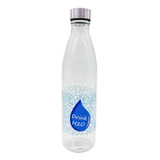 Botella De Vidrio Y Tapa De Acero 1lt, Tapa A Rosca, 13088 Color Azul