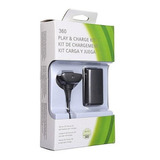 Kit Fonte E Carregador P/ Controle Xbox 360 Cabo Usb