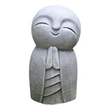 Estátua Fofinha De Jizo, Pequeno Buda Jizo Com Sorriso Para