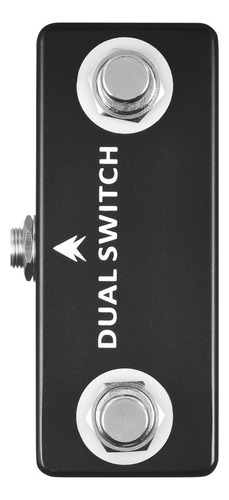 Pedal Moskyaudio Dual Switch Dual Footswitch Cor Preto