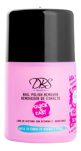 Removedor De Esmalte Quick&easy 50 Ml