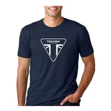 Camiseta Moto Triumph Bonneville Camisa Algodão 100%
