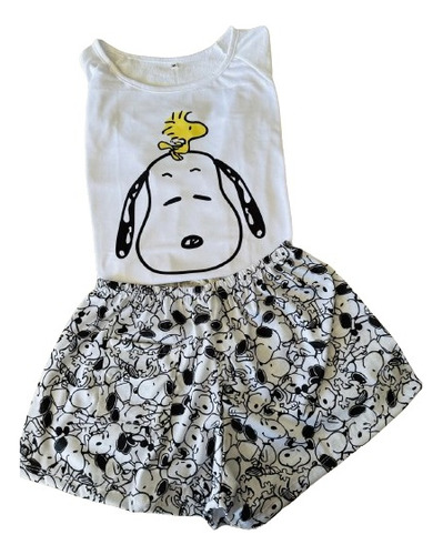 Pijamas Animados Remera Y Short Cod 2426