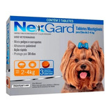 Antipulgas Nexgard P 2 A 4 Kg Caes - Combo 3 Tabletes