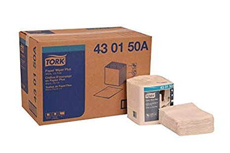 Tork Papel 430150a Limpiaparabrisas Plus, 1/4 Fold, 1-ply, 1