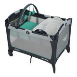 Cuna Corral Graco Pack N' Play Reversible Seat Gris Azul